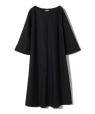 SLOAN:KAFTAN WOOL DRESS �u���b�N
