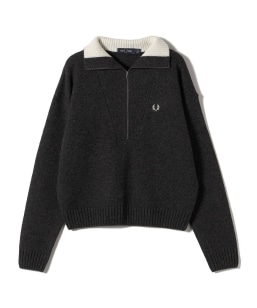 FRED PERRY:�q��􂢉\�rK3142 HALFZIP JUMPER