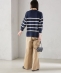 SHIPS Primary Navy Label:SEAISLAND �R�b�g�� �{�[�_�[ TEE