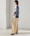 SHIPS Primary Navy Label:SEAISLAND �R�b�g�� �{�[�_�[ TEE