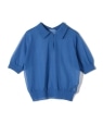 SHIPS Primary Navy Label:�q��􂢉\�rNOIR POLO �j�b�g �u���[