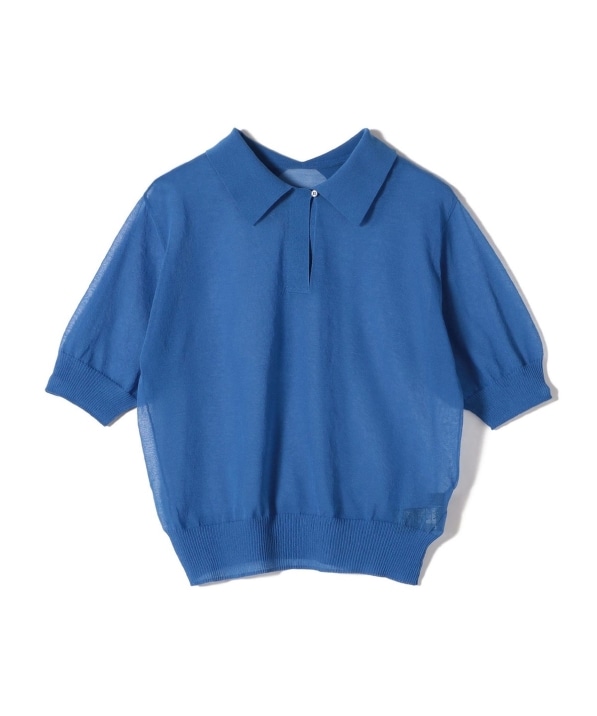 SHIPS Primary Navy Label:�q��􂢉\�rNOIR POLO �j�b�g