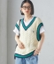 �ySHIPS�ʒ��zLOGAN KNITTING MILLS: �`���f�� V�l�b�N �x�X�g