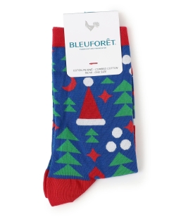 BLEU FORET: Chaussettes Symbole