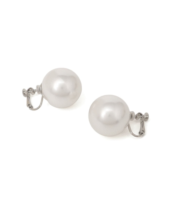 IRIS47:bubble plapearl earring