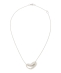 AGMES:SMALL SCULPTED HEART NECKLACE