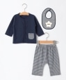 SHIPS KIDS:80cm / �����O�X���[�u �M�t�g�Z�b�g �l�C�r�[