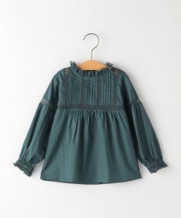 SHIPS KIDS:80�`90cm / ���[�X �s���^�b�N ���� �u���E�X