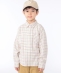 SHIPS KIDS:100�`130cm / �l�� �`�F�b�N �{�^���_�E�� �V���c