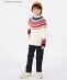 SHIPS KIDS:100�`130cm / �l�� �`�F�b�N �{�^���_�E�� �V���c