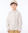 SHIPS KIDS:100�`130cm / �l�� �`�F�b�N �{�^���_�E�� �V���c �I�t�z���C�g