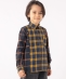 SHIPS KIDS:100�`130cm / �`�F�b�N �p�^�[�� �V���c