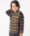 SHIPS KIDS:100�`130cm / �`�F�b�N �p�^�[�� �V���c