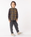 SHIPS KIDS:100�`130cm / �`�F�b�N �p�^�[�� �V���c