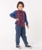 SHIPS KIDS:100�`130cm / �`�F�b�N �p�^�[�� �V���c