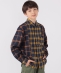 SHIPS KIDS:140�`160cm / �`�F�b�N �p�^�[�� �V���c