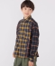 SHIPS KIDS:140�`160cm / �`�F�b�N �p�^�[�� �V���c