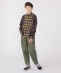 SHIPS KIDS:140�`160cm / �`�F�b�N �p�^�[�� �V���c