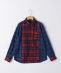 SHIPS KIDS:140�`160cm / �`�F�b�N �p�^�[�� �V���c