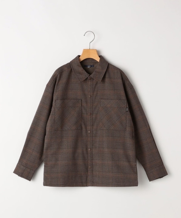 SHIPS KIDS:140�`160cm / �`�F�b�N �V���c �A�E�^�[