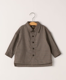 SHIPS KIDS:90cm / �璹�� �`�F�b�N �V���c �A�E�^�[