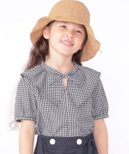 SHIPS KIDS:100�`130cm / �M���K���`�F�b�N ���� �u���E�X