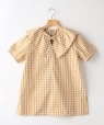 SHIPS KIDS:140�`150cm / �M���K���`�F�b�N ���� �u���E�X �x�[�W���n