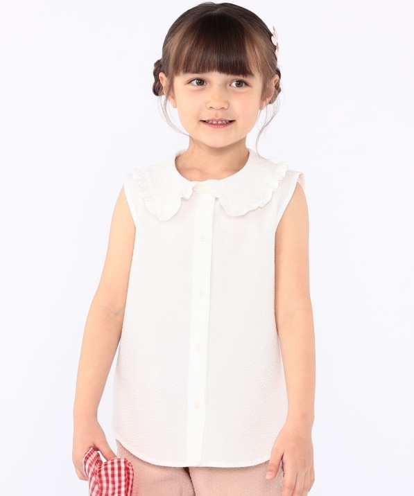 SHIPS KIDS:100�`130cm / �t�����J���[ �m�[�X���[�u �u���E�X