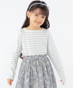 SHIPS KIDS:100�`130cm / �{�[�_�[ ���� TEE