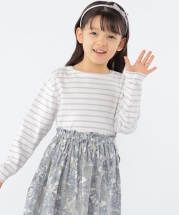 SHIPS KIDS:100�`130cm / �{�[�_�[ ���� TEE