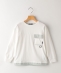 SHIPS KIDS:100�`130cm / �N�[���^�b�` ���� TEE