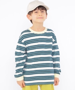 SHIPS KIDS:100�`130cm / �}���` �{�[�_�[ ���� TEE