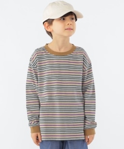 SHIPS KIDS:100�`130cm / �}���` �{�[�_�[ ���� TEE