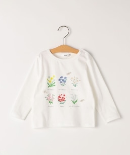 SHIPS KIDS:80�`90cm / �t�����[ �u�b�N ���� TEE