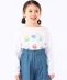 SHIPS KIDS:100�`130cm / �t�����[ �u�b�N ���� TEE