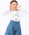 SHIPS KIDS:100�`130cm / �t�����[ �u�b�N ���� TEE