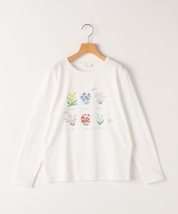 SHIPS KIDS:140�`150cm / �t�����[ �u�b�N ���� TEE