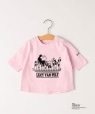 SHIPS KIDS:80�`90cm / �X�k�[�s�[ ������ TEE �s���N