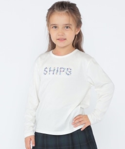 SHIPS KIDS:100�`130cm / �t�����[ �h�J ���S ���� T�V���c