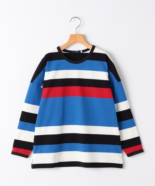 SHIPS KIDS:130�`170cm/ �}���` �{�[�_�[ �����O�X���[�u T�V���c