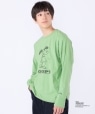 SHIPS KIDS:140�`160cm / SNOOPY �����O�X���[�u T�V���c �O���[��