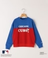 SHIPS KIDS:85�`95cm / PEANUTS×MLB �v�����g �X�E�F�b�g �u���[