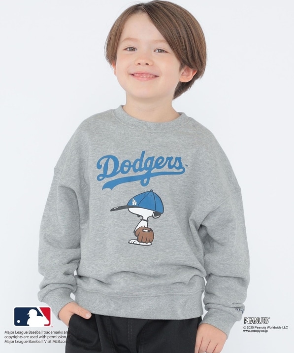 SHIPS KIDS:100�`125cm / PEANUTS×MLB �v�����g �X�E�F�b�g