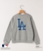 SHIPS KIDS:130�`170cm / PEANUTS×MLB �v�����g �X�E�F�b�g