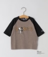 SHIPS KIDS:80�`90cm /PEANUTS �X�k�[�s�[ �t�b�g�{�[�� �v�����g T�V���c �_�[�N�O���[