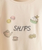 SHIPS KIDS:80�`90cm / �A�t�^�k�[���e�B�[ ���`�[�t ���� TEE