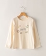 SHIPS KIDS:80�`90cm / �A�t�^�k�[���e�B�[ ���`�[�t ���� TEE �I�t�z���C�g