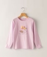 SHIPS KIDS:80�`90cm / �A�t�^�k�[���e�B�[ ���`�[�t ���� TEE �s���N