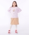 SHIPS KIDS:140�`150cm / �A�t�^�k�[���e�B�[ ���`�[�t ���� TEE