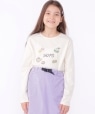 SHIPS KIDS:140�`150cm / �A�t�^�k�[���e�B�[ ���`�[�t ���� TEE �I�t�z���C�g